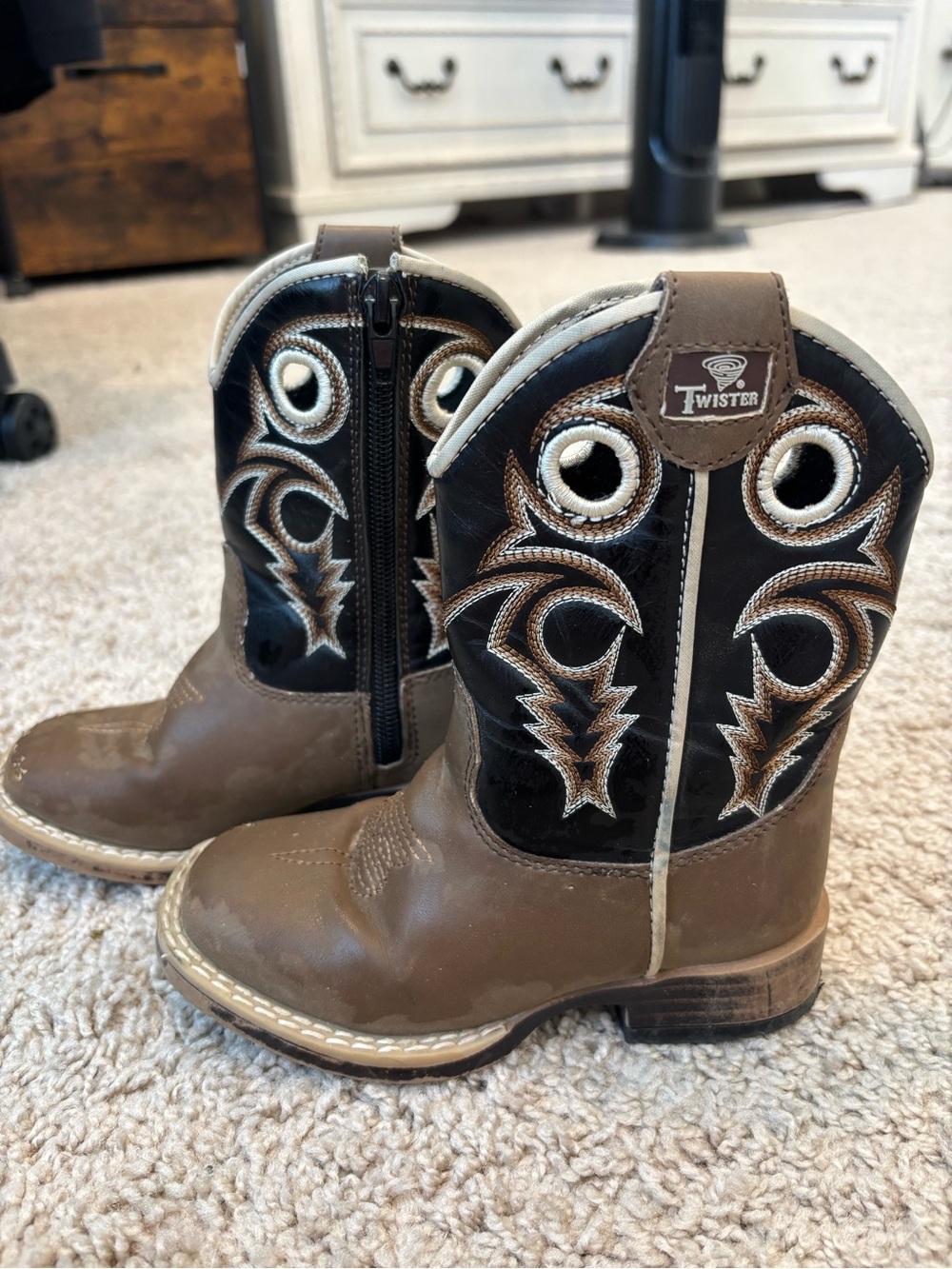 Twister toddler cowboy boots